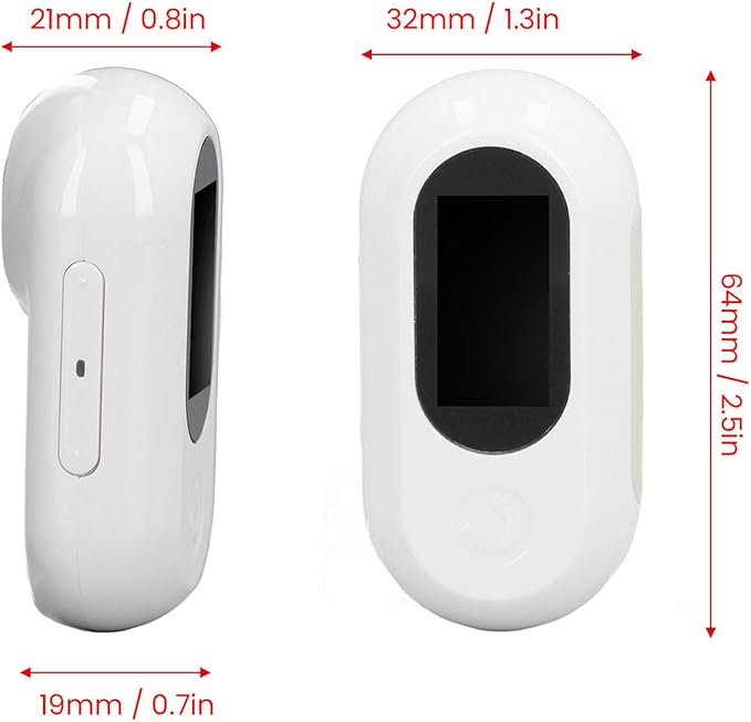 ASHATA Pet Collar Camera, HD 1080P Cat Camera Collar with Video Record (White)