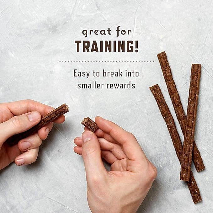 Rocco & Roxie Beef Jerky Sticks Treats for Dogs Bundle + Free 6oz Beef Jerky Sticks for Dogs