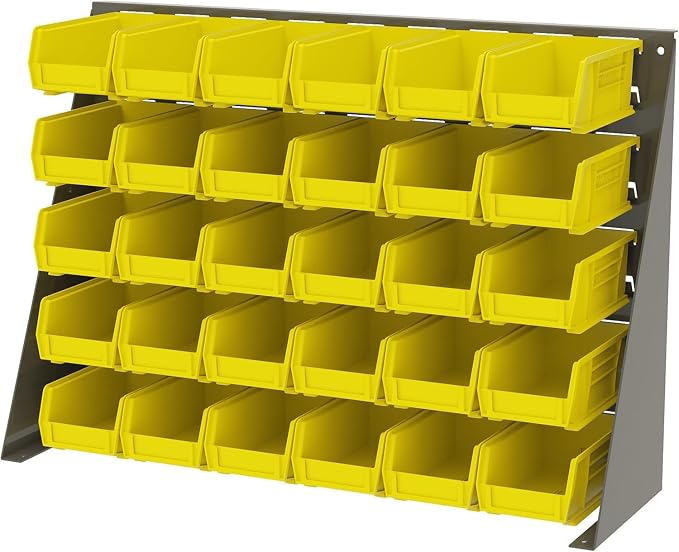 Akro-Mils 30220 AkroBins Plastic Storage Bins, Space-Saving Stackable Bins