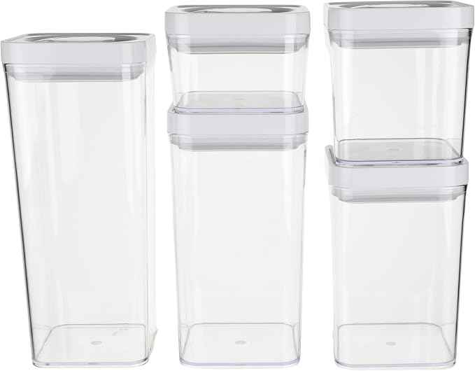 Amazon Basics Airtight Food Storage Containers, BPA Free,
