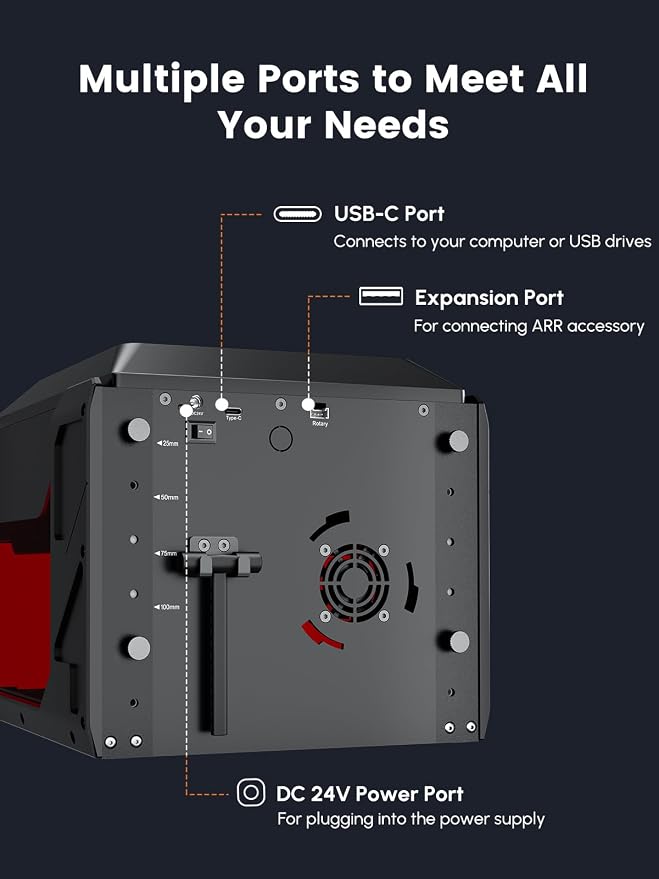 AlgoLaser 10W Portable Laser Engraver Machine: Smart Laser Engraver/Cutter