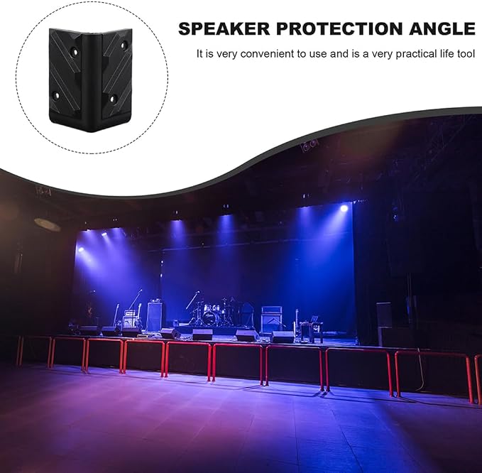Gadpiparty Anti-Collision Speaker Corner Protectors 1.77 Inch Plastic Guards