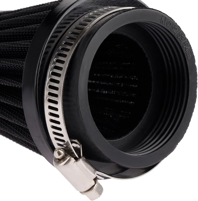 Mtsooning Air Intake Filter Pod, 54mm/2.12" Tapered Clamp-on Breather, Inlet