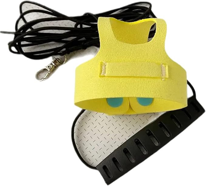 Bird Flight Harness Vest, Parrot Flight Suit with Leash for Parakeets Cockatiels Conures Budgies, Bird Flying Clothes with Rope and Handle for Outdoor Activities Training (S, Yellow)
