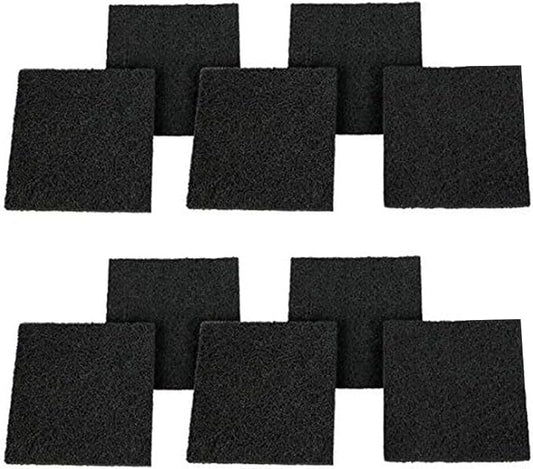 Eagles Square Compost Bin Filters, 4.7" x 4.7" x 0.4" Charcoal Filters