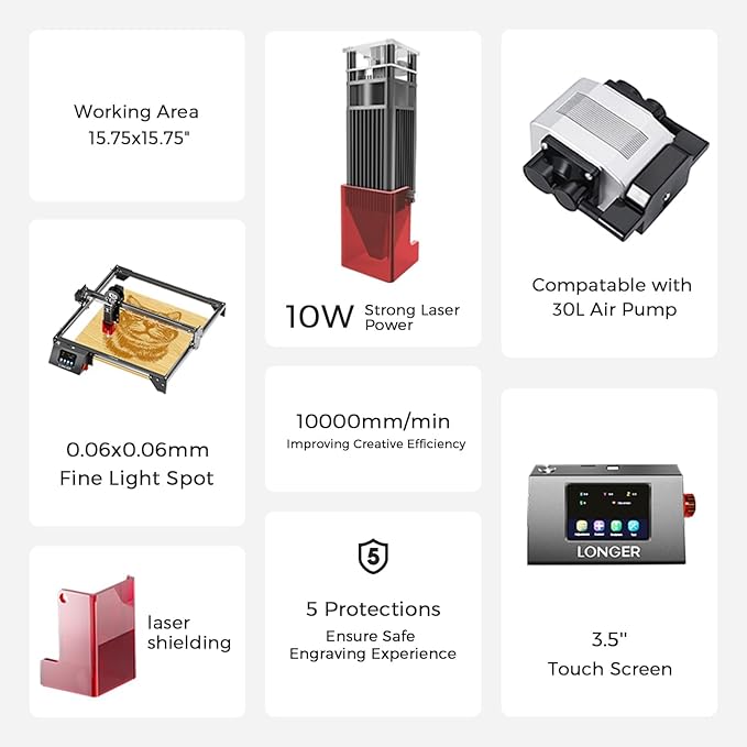 Longer RAY5 10W Laser Engraver