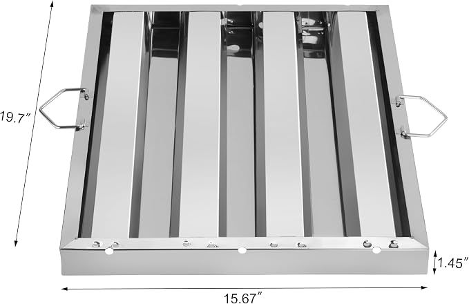 New Star Foodservice 54316 Stainless Steel Hood Filter