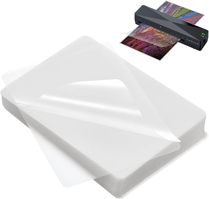 Coopaty Thermal Laminating Pouches, 8.9 x 11.4 Inches, 3mil 500Pack, Clear, Letter Size