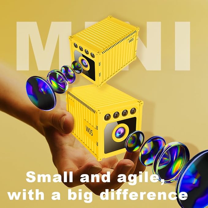 Smart Wireless Camera, WiFi Wireless Monitor, AI Motion Detection, Night Vision, Cloud Storage, Miniature Camera Suitable for Home Security, Baby, and pet Protection.