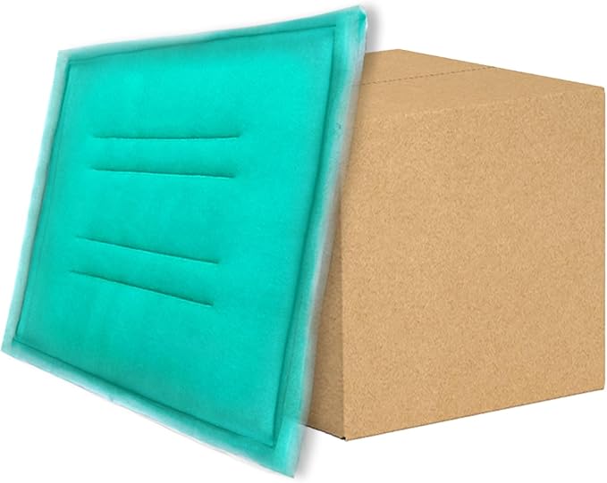 Paint Spray Booth Tacky Intake Filter Pad 20" x 48" in Spray Booth Filter