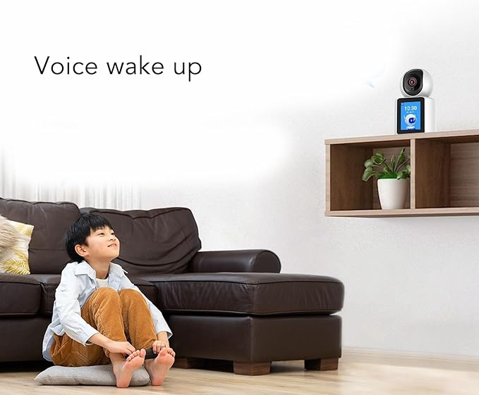 Video Calling Pet Dog Indoor Camera, Two Way Video Camera, Security Camera for Home, Baby Elder Nanny Dog Pet Camera with Phone app, AI Motion Detection (US Plug)
