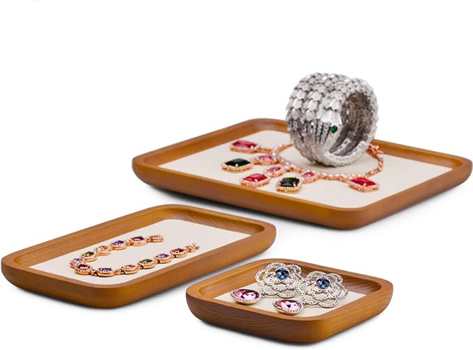 Solid Wood Jewelry Display Flat Tray