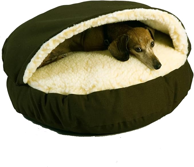 Snoozer Orthopedic Cozy Cave Pet Bed, X-Large, Red