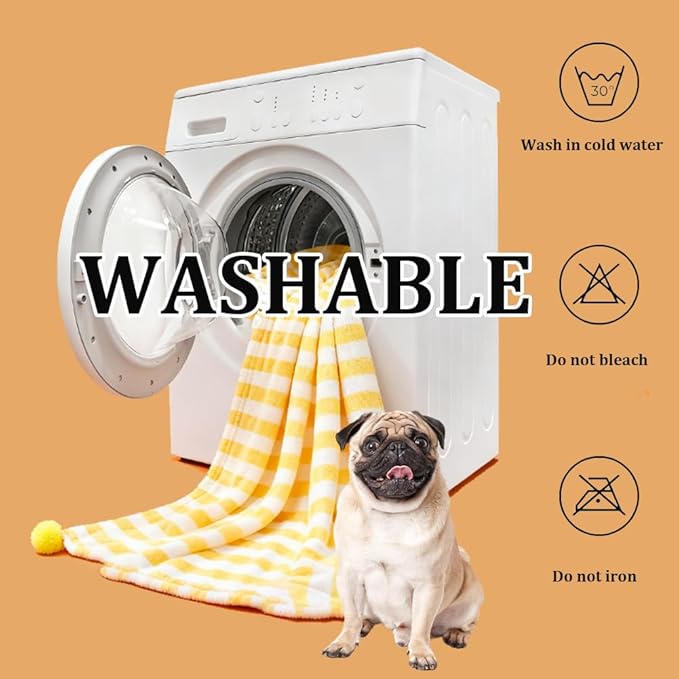 3Pcs Blankets Soft Fluffy Sherpa Fleece Pet Blanket Plaid Blanket for Dog Puppy Cat (Plaid-3pcs, Large)