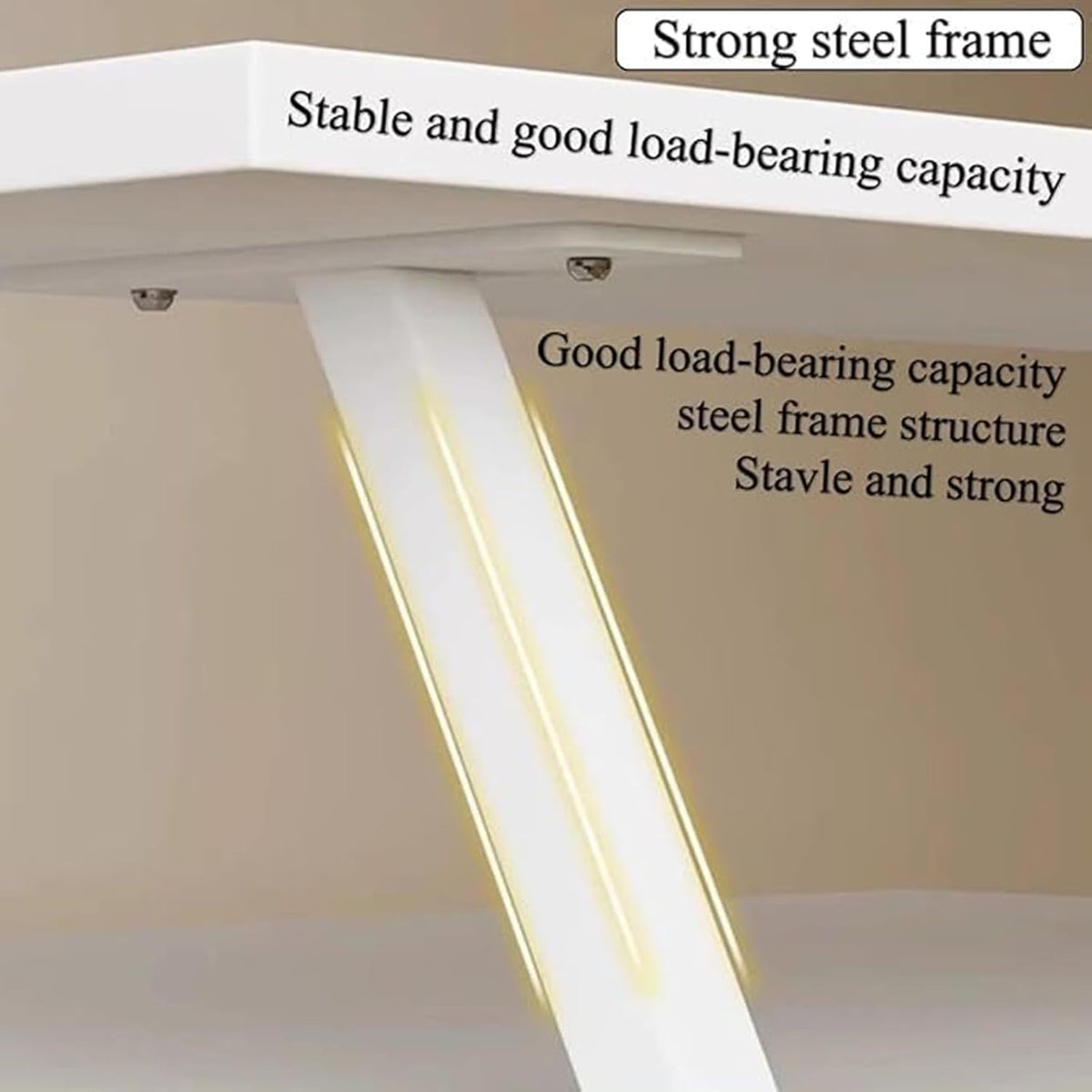 Clamp On Desk Organizer Shelf White Floating Desk Storage Extension
