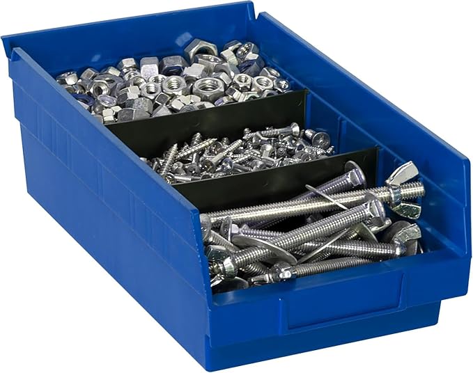 Akro-Mils 30130 Plastic Shelf Bins, Heavy Duty Storage Bins