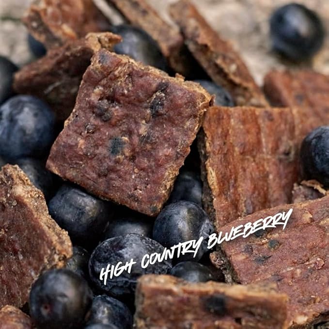 High Country Wild Blueberry Elk & Venison Training Dog Treats - Natural Grain-Free Puppy & Dog Snacks - Protein for Training & Reward - No Fillers, No Artificial Preservatives, 4oz 1 Pack