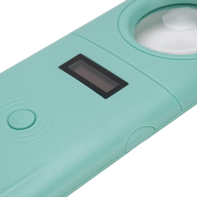 Low Frequency Animal Chip Scanner with Magnifying Glass and LED Light - Lightweight for Pet Identification - 30 Sets Data Storage