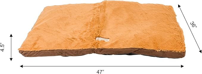 Armarkat Brown Pet Bed, 47-Inch by 36-Inch by 5-Inch