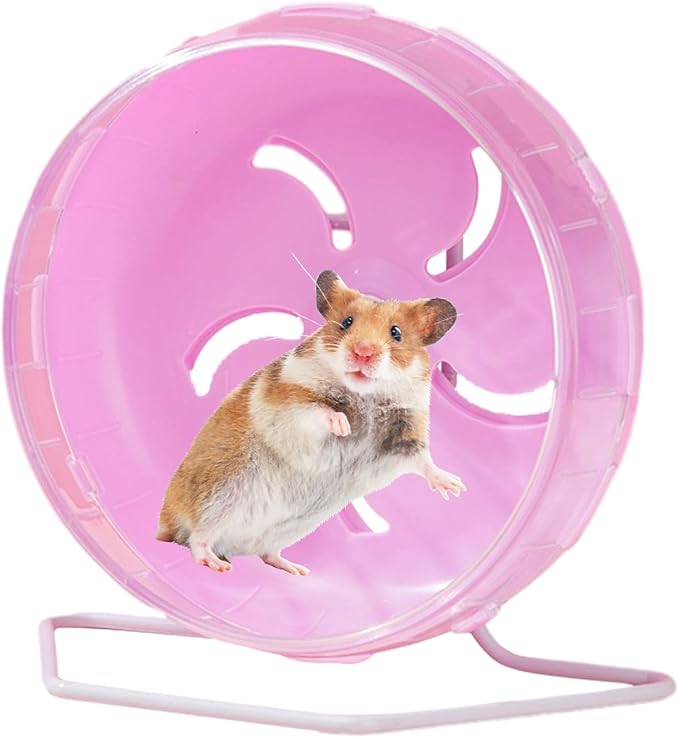 Doefo Silent Hamster Wheel 6 Inch - Quiet Hamster Wheel Dwarf Hamster Toys | Hamster Exercise Wheels Small Animal Toys, Exercise Wheel for Hamsters, Gerbils, Mice, Hedgehog
