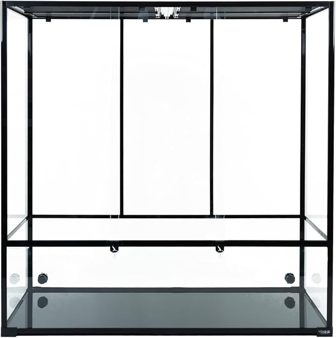 CAROLINACUSTOMCAGES 48Lx24Wx48H Bio Deep Glass Reptile Terrarium; Easy Assembly