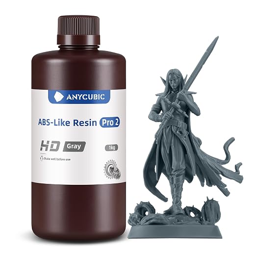 ANYCUBIC ABS-Like Resin Pro 2, Upgraded 8K 3D Printer Resin