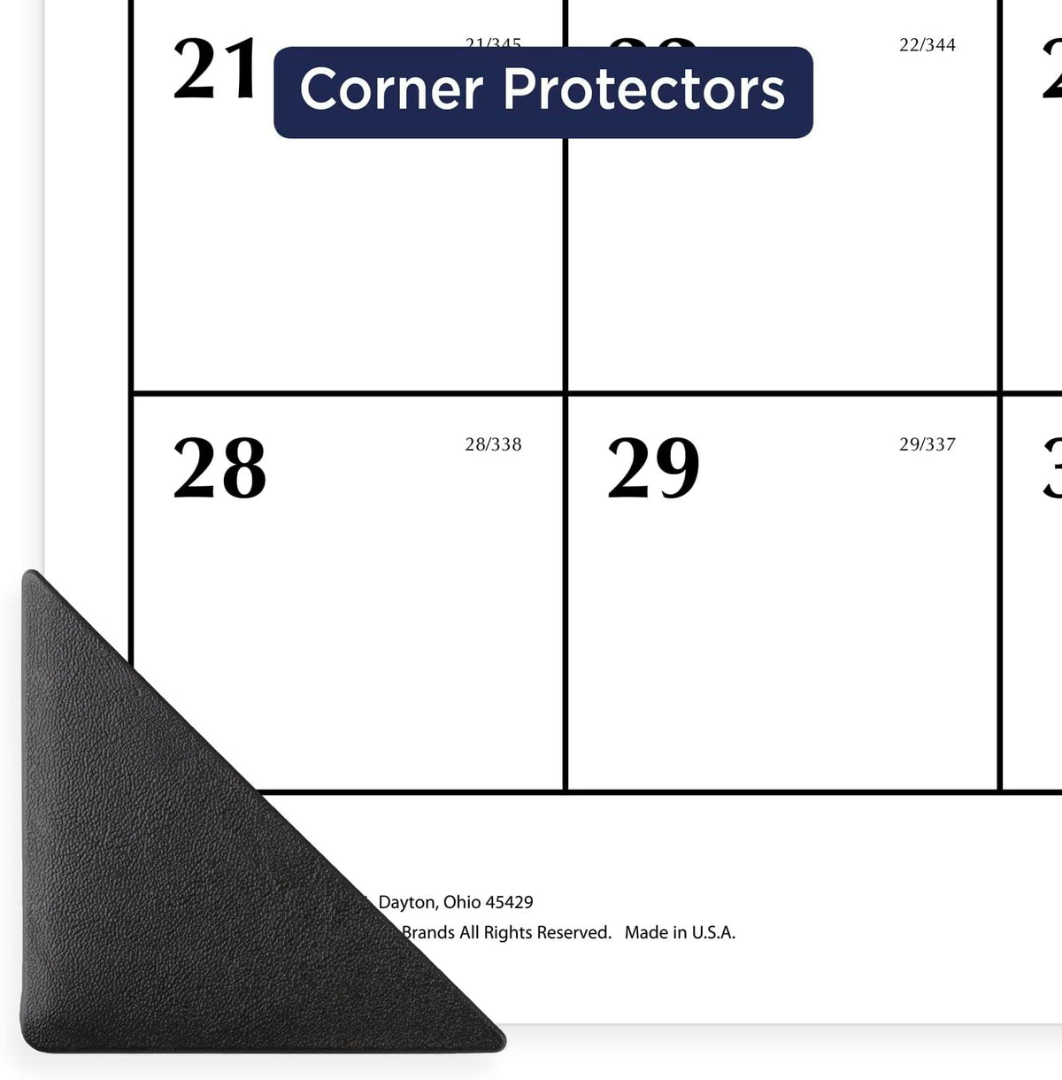 AT-A-GLANCE 2024 Desk Calendar, Monthly Desk Pad, 21-3/4" x 17", Standard, Two-Color (SK11700024)