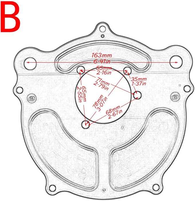 Harley Air Cleaner Turbine Intake Chrome Filter Kit Cnc Cut