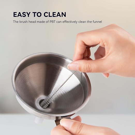 ELEGOO 3D Stainless Steel Funnel, Resin Metal Funnel Filter Cup