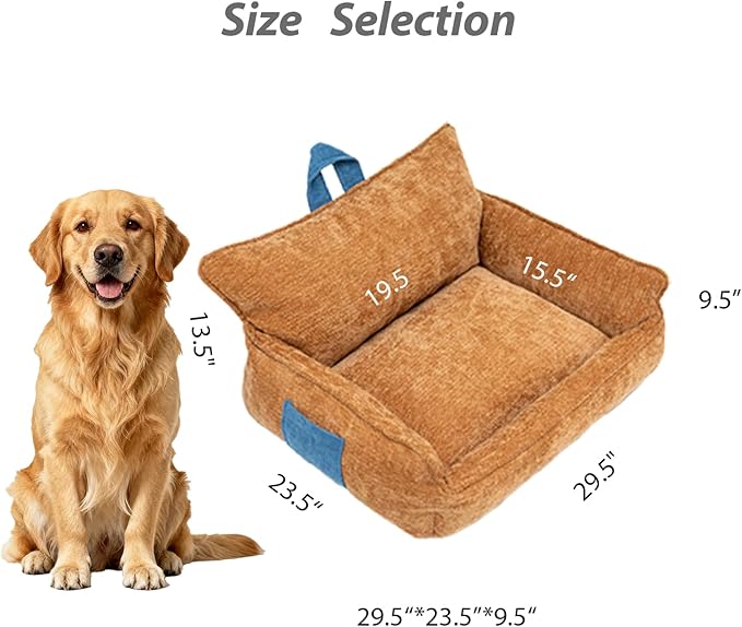 Orthopedic Dog Bed,Large Dog Bed,Memory Foam Washable Dog beds,Medium & Large Dogs,Waterproof,L(30"x24"x14")