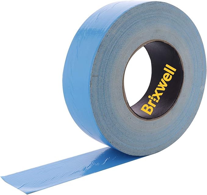 Brixwell 48 Rolls - Blue Double Coated Carpet Tape 2 Inch x 36 Yard Made in the USA