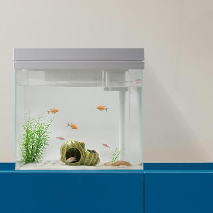 Aquarium Decor Cave Betta Fish Tank Accessories Ornaments Cactus House Hideout for Shrimp Cichlid Hermit Crab, Octopus Hiding Breeding for Tank (Green Cactus)