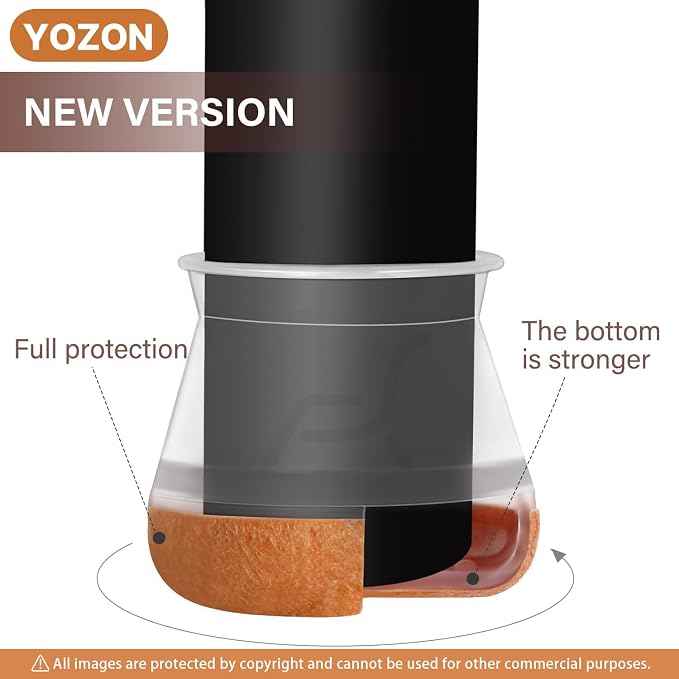 YOZON Chair Leg Floor Protectors