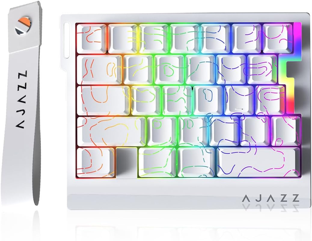 AJAZZ AK029 Wired One-Handed Hall Effect Mechanical Gaming Keypad, 29 Keys