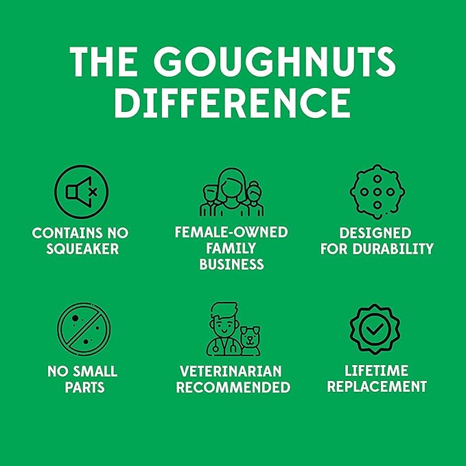Goughnuts — Dog Toys for Aggressive Chewers | Virtually Indestructible Dog Toy Stick for Small Breeds | Heavy Duty Dog Toy | Orange