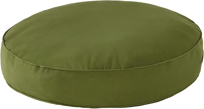 Gordie Round Indoor/Outdoor Pillow Style Dog Bed, Juniper, Large