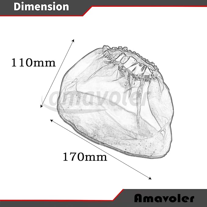 Motorcycle Waterproof Air Filter Rain Sock Dustproof Protective Cover Air
