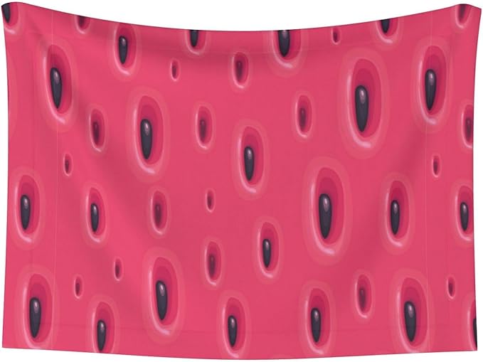 Reversible Plush Dot Pet Blanket for Dogs and Cats, Pink Watermelon, Ultra Soft Two Sided Design with Warm Fuzzy Side and Smooth Side for Comfort