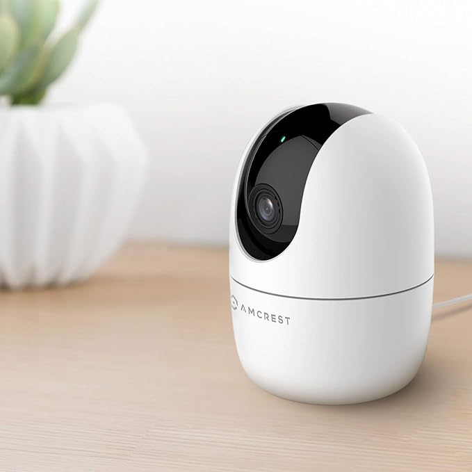 Amcrest 1080P WiFi Camera Indoor, Nanny Cam, Dog Camera, Sound & Baby Monitor, Human & Pet Detection, Motion-Tracking, w/ 2-Way Audio, Phone App, Pan/Tilt Wireless IP Camera, Night Vision (Renewed)