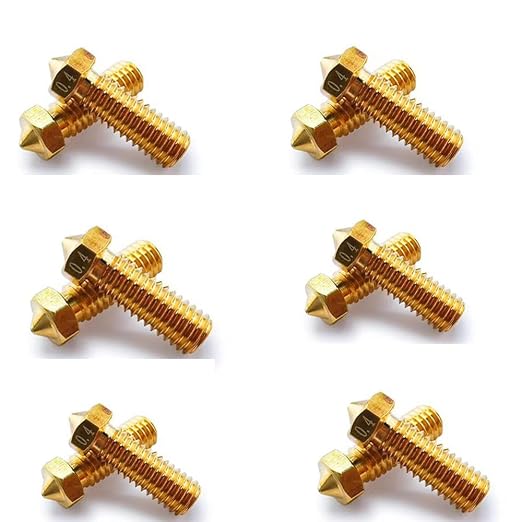 12Pcs Volcano Nozzles 0.4mm, Vyper Nozzles M6 Thread Hotend Extruder Volcano