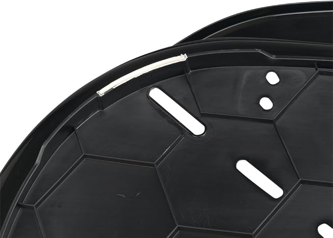 Ferplast - Dog & Cat Bed - Plastic Dog Bed Small - 100% Recycled Plastic - Dog Bed Washable - Dog Basket - Breathable & Antislip - Siesta Deluxe - 54 x 35 x 21.5 CM, S, Black