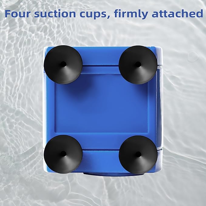 IP68 DR-DC160 Submersible Water Pump Cat Water Fountain Pump for Tritone Ceramic, Stainless Steel, Round Flower Cap Cat Fountains, Automatic Pet Water Dispenser Replacement Pump (with LED & Brush)