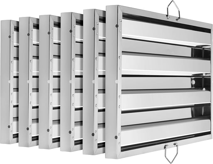 New Star Foodservice 54347 Stainless Steel Hood Filter 16" W x 25" H