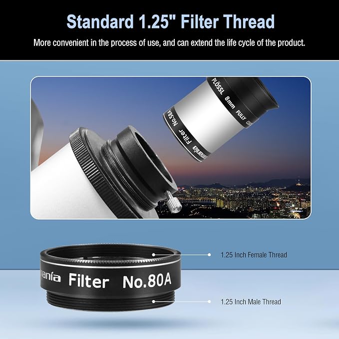 Astromania Telescope Eyepiece Filte Set 1.25 Inches, Eyepieces Filters Ideal