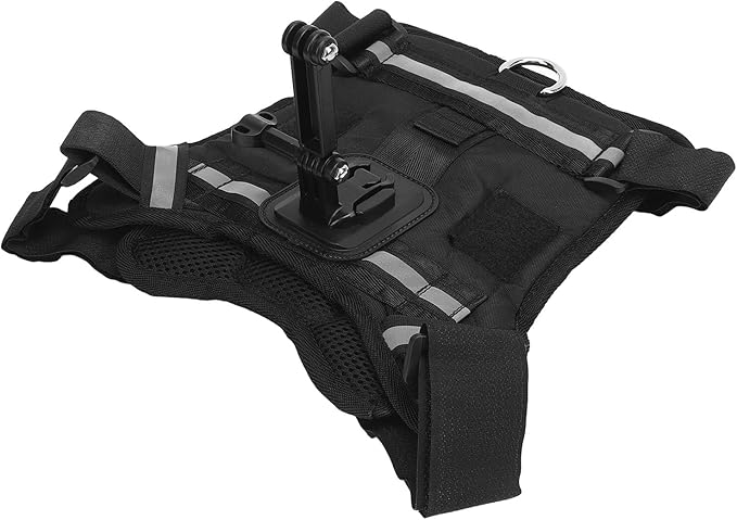 Dioche Dog Camera Harness Action Camera Dog Harness Mount for Pets - Comfortable Padded Vest Universal Compatibility for - Durable Nylon & Plastic Construction