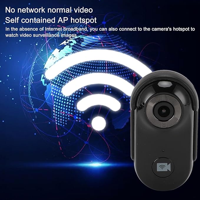 Gugxiom Cat Collar Camera, 1080P HD 2.4G Dog POV Collar Pet Wearable Body Camera with APP, for Pets Cats Dogs (Black)