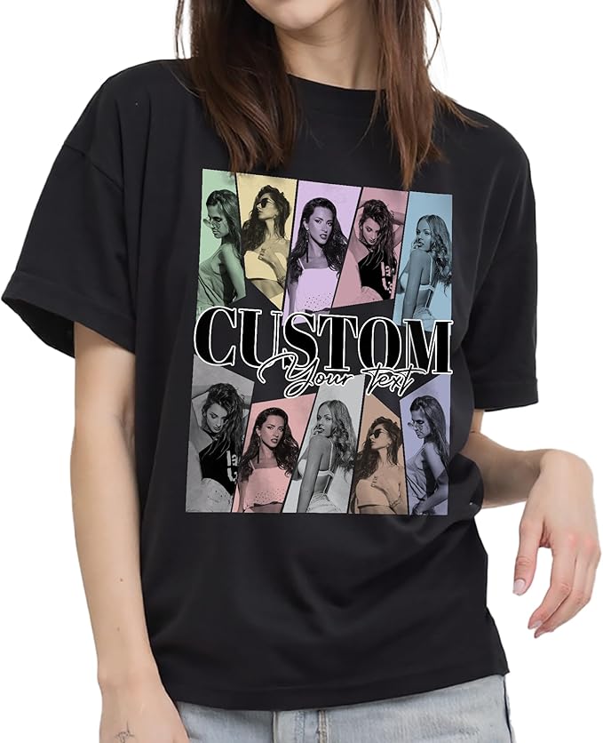 Custom Bootleg Rapper Graphic Tees Shirt – Retro 90s Vintage Style, Personalized Gift for Girlfriend, Birthday, Valentine