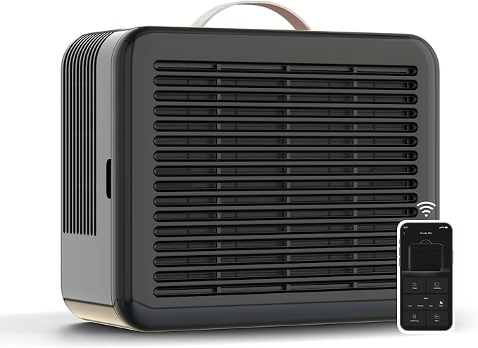 PuroAir Air Purifier 100i Smart HEPA Air Purifiers for Home Pets - Portable Small Air Purifier Filters up to 550 Ft² of Pollutants, Smoke, Pollen, Dust - Room Air Purifiers for Bedroom, Baby, Office
