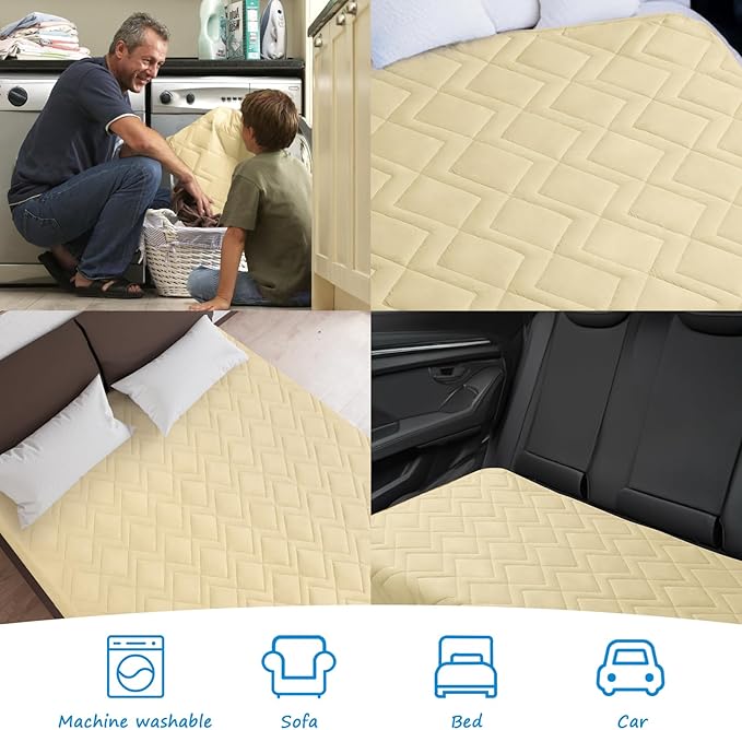 Washable Dog Bed Cover Pet Blanket, Dog Cover for Bed Sofa Furniture, Waterproof Sheet Dog Blanket (68 x 82 Inch)