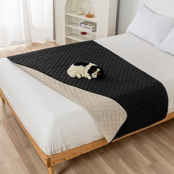 Waterproof Dog Bed Cover,Pet Blanket for Couch Furniture Bed Sofa,Reversible Soft Protector,Washable Covers